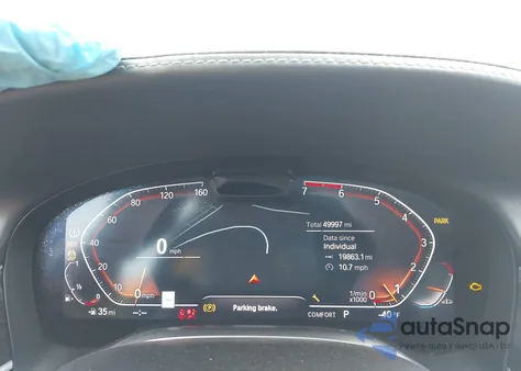 2020 BMW 750I xDrive z USA, uszkodzony, nr VIN WBA7U2C05LGM26656